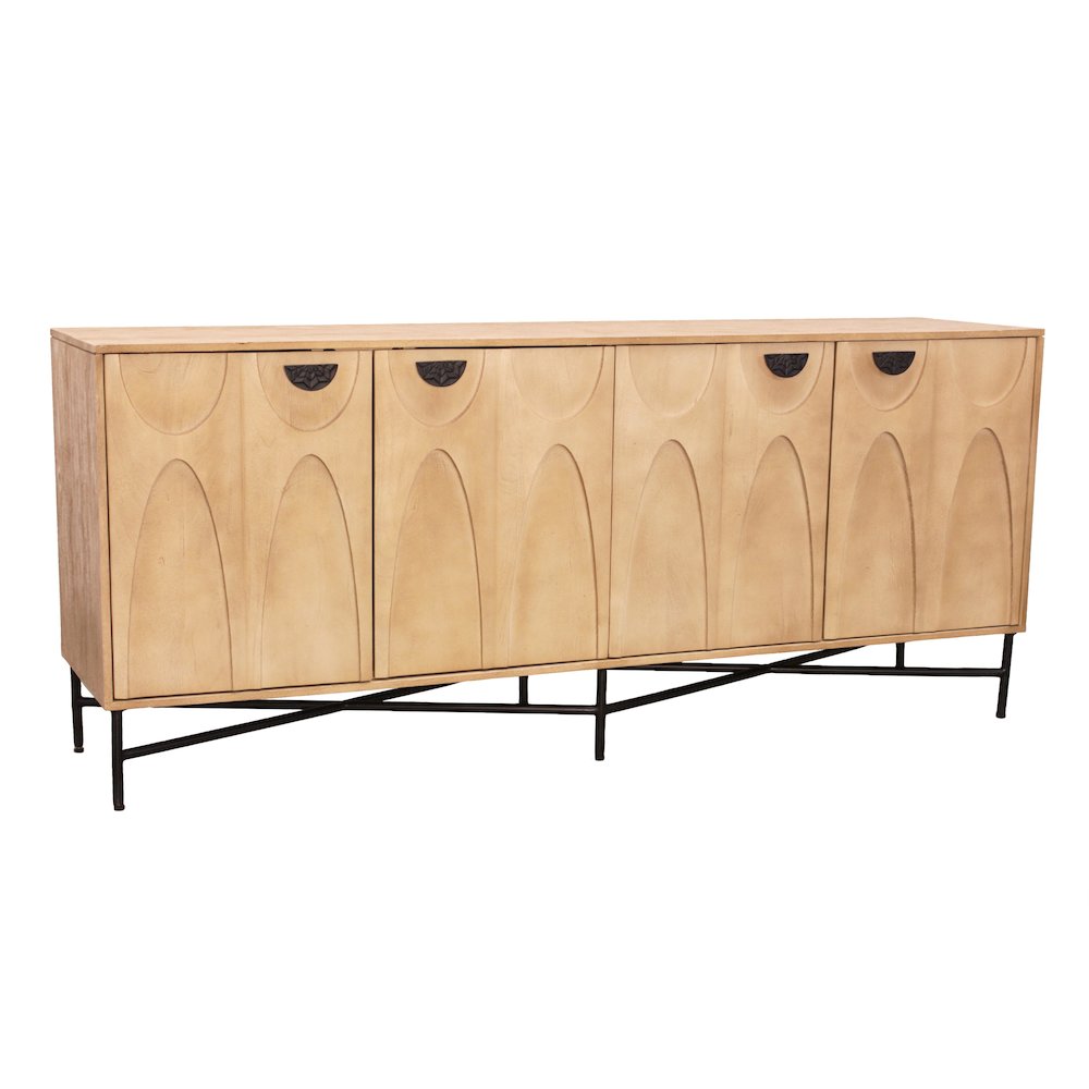 Terrance 4-Door Sideboard - Natural