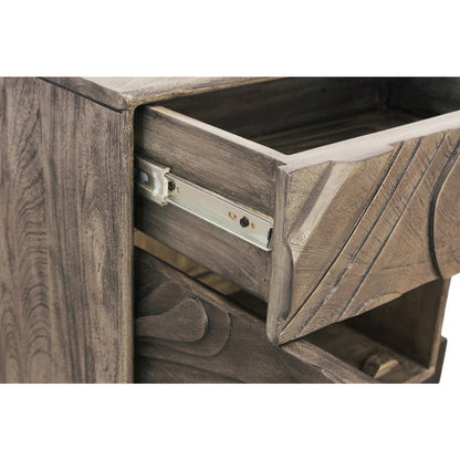 Bristol 2-Drawer Nightstand - Smoked Ash