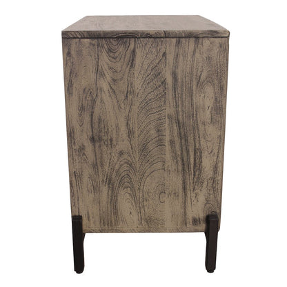 Bristol 2-Drawer Nightstand - Smoked Ash