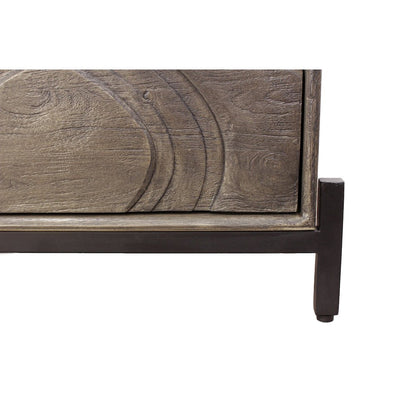 Bristol 2-Drawer Nightstand - Smoked Ash