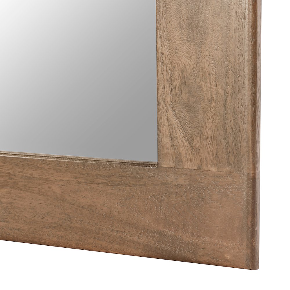 Carmenita Mirror in Rustic Light Brown