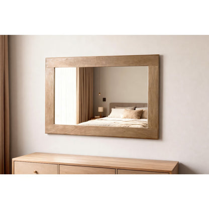 Carmenita Mirror in Rustic Light Brown