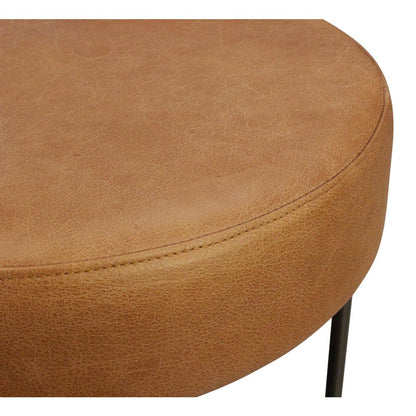 Emmett Bar Stool in Tan Leather