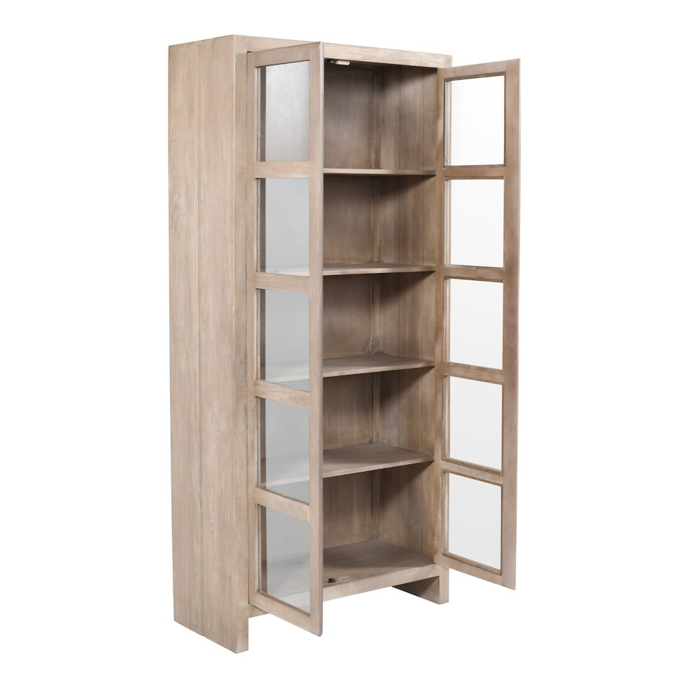 Argyle Cabinet in Light Ash Ivory Reclaimed Wood