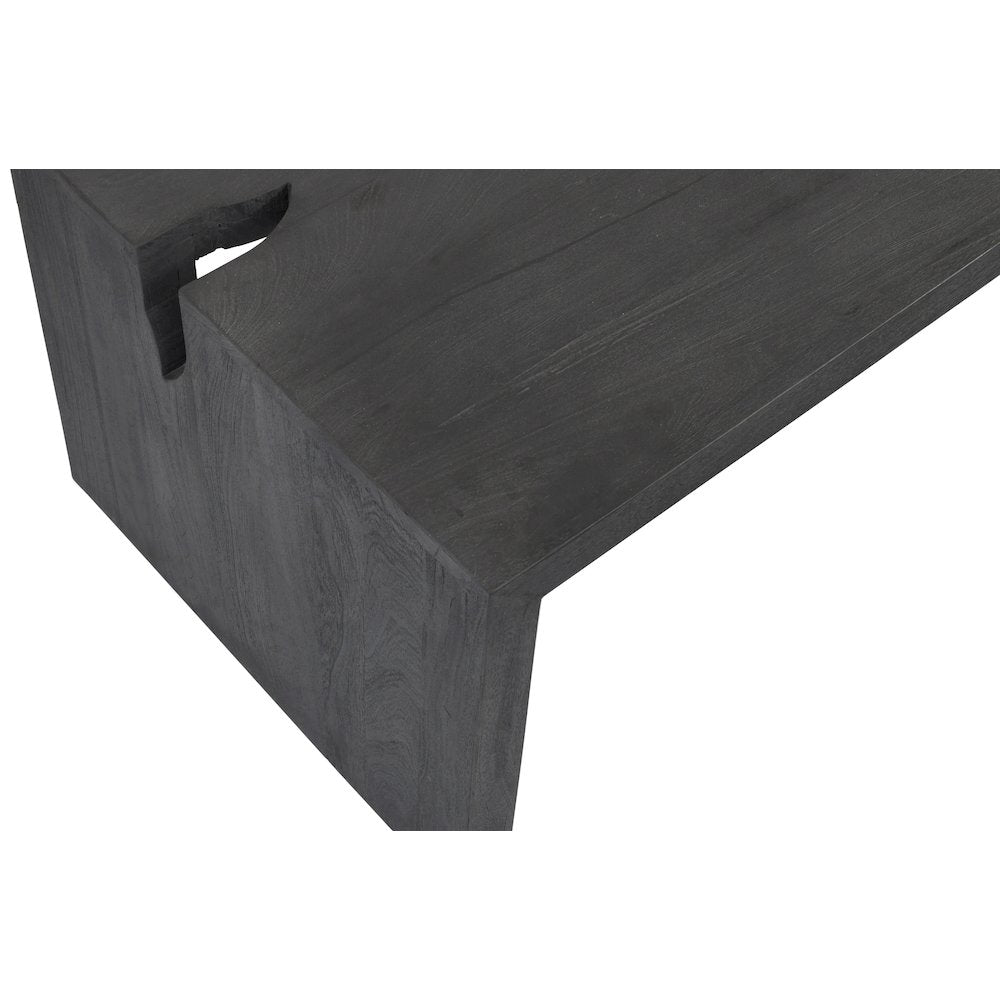 Argyle 3-Piece Cocktail Table Set in Graphite Black Reclaimed Wood