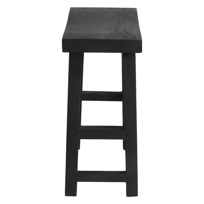 Argyle 4-Piece Counter Height Table Set in Graphite Black Reclaimed Wood