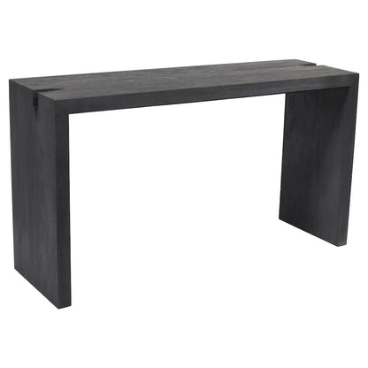 Argyle 4-Piece Counter Height Table Set in Graphite Black Reclaimed Wood