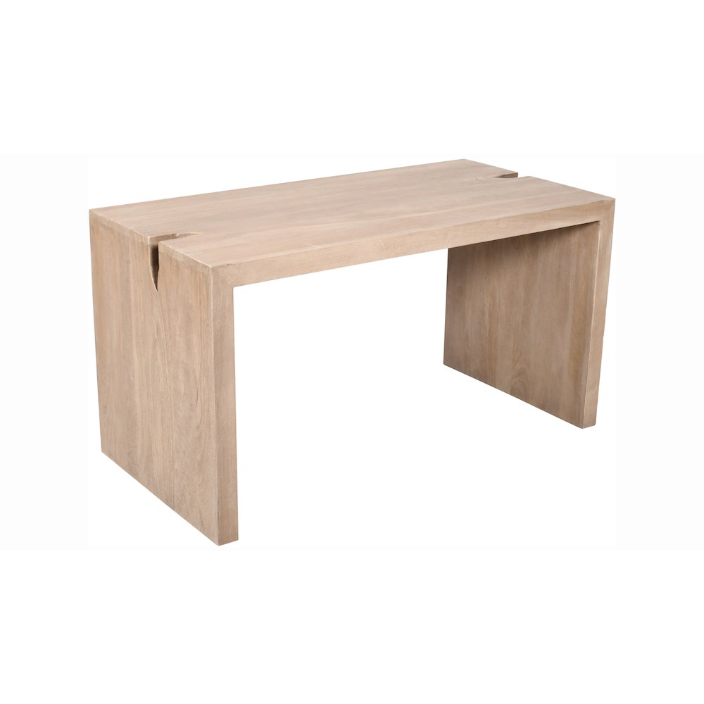 Argyle Desk in Light Ash Ivory Reclaimed Wood