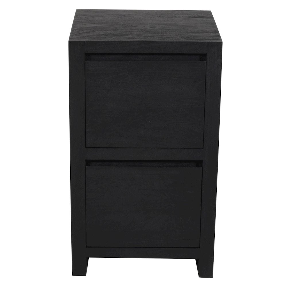 Argyle File Cabinet in Graphite Black Reclaimed Wood