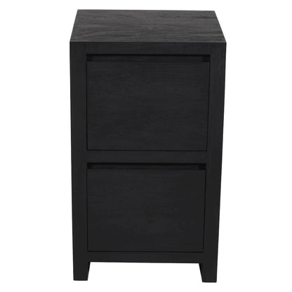 Argyle File Cabinet in Graphite Black Reclaimed Wood