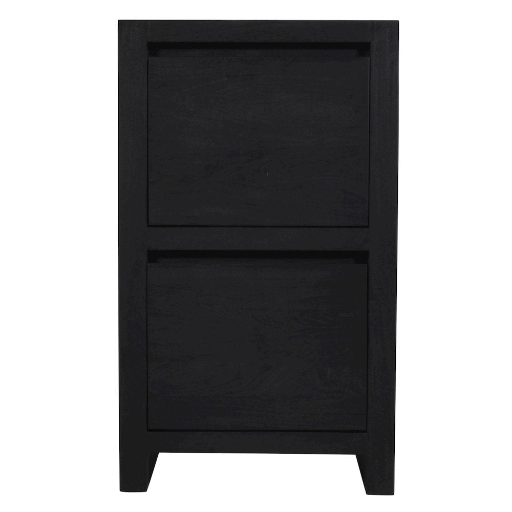 Argyle File Cabinet in Graphite Black Reclaimed Wood