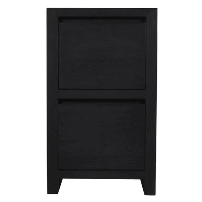 Argyle File Cabinet in Graphite Black Reclaimed Wood