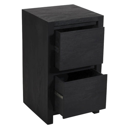 Argyle File Cabinet in Graphite Black Reclaimed Wood