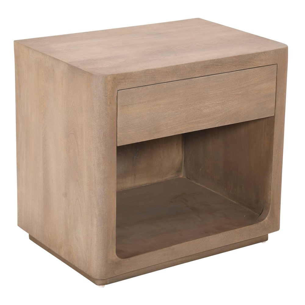 Argyle Nightstand in Light Ash Ivory Reclaimed Wood