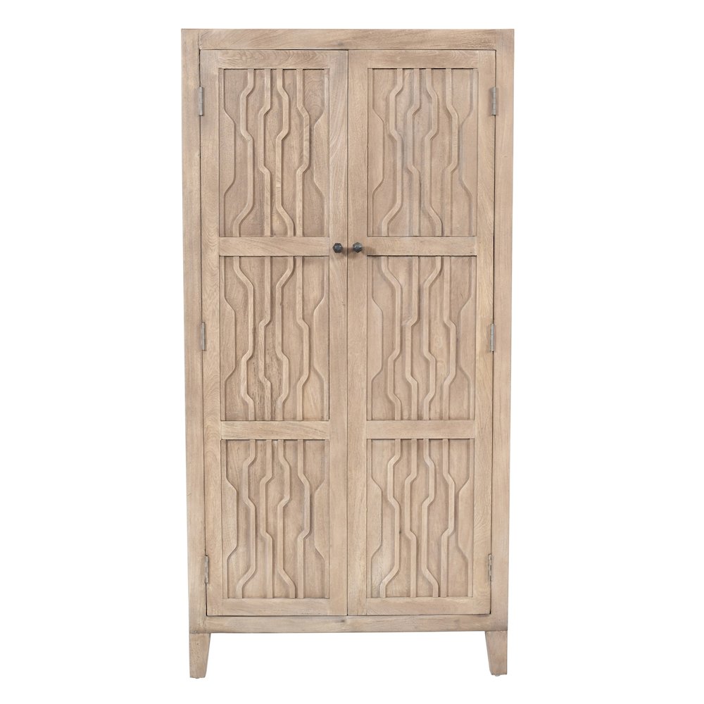 Orchard Tall Cabinet in Light Ash Ivory Reclaimed Wood