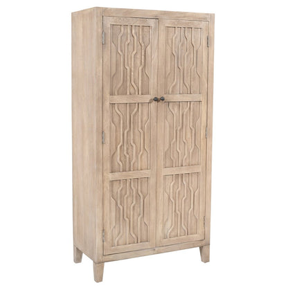 Orchard Tall Cabinet in Light Ash Ivory Reclaimed Wood