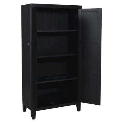 Orchard Tall Cabinet in Graphite Black Reclaimed Wood