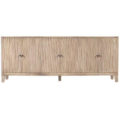 Orchard 6-Door Sideboard in Light Ash Ivory Reclaimed Wood