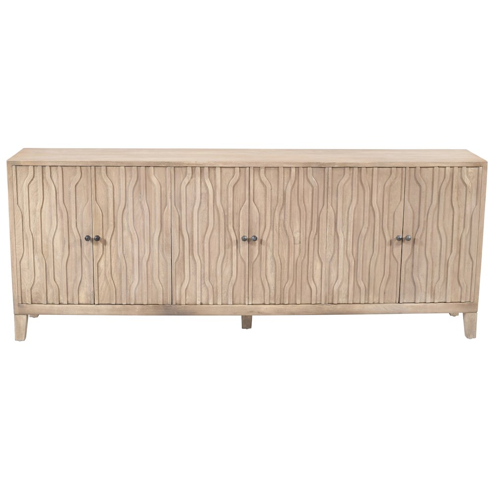 Orchard 6-Door Sideboard in Light Ash Ivory Reclaimed Wood