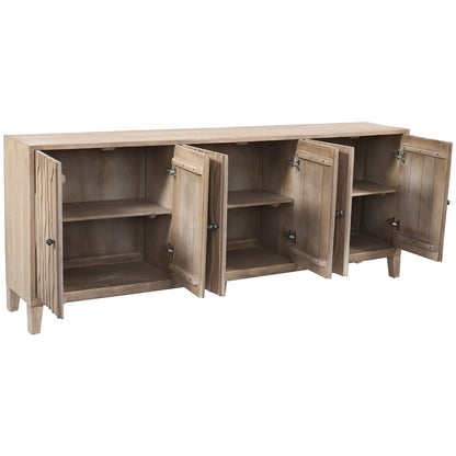 Orchard 6-Door Sideboard in Light Ash Ivory Reclaimed Wood
