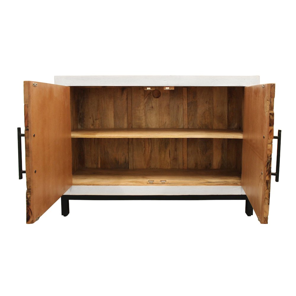 Bayside 2-Door Sideboard in Brown
