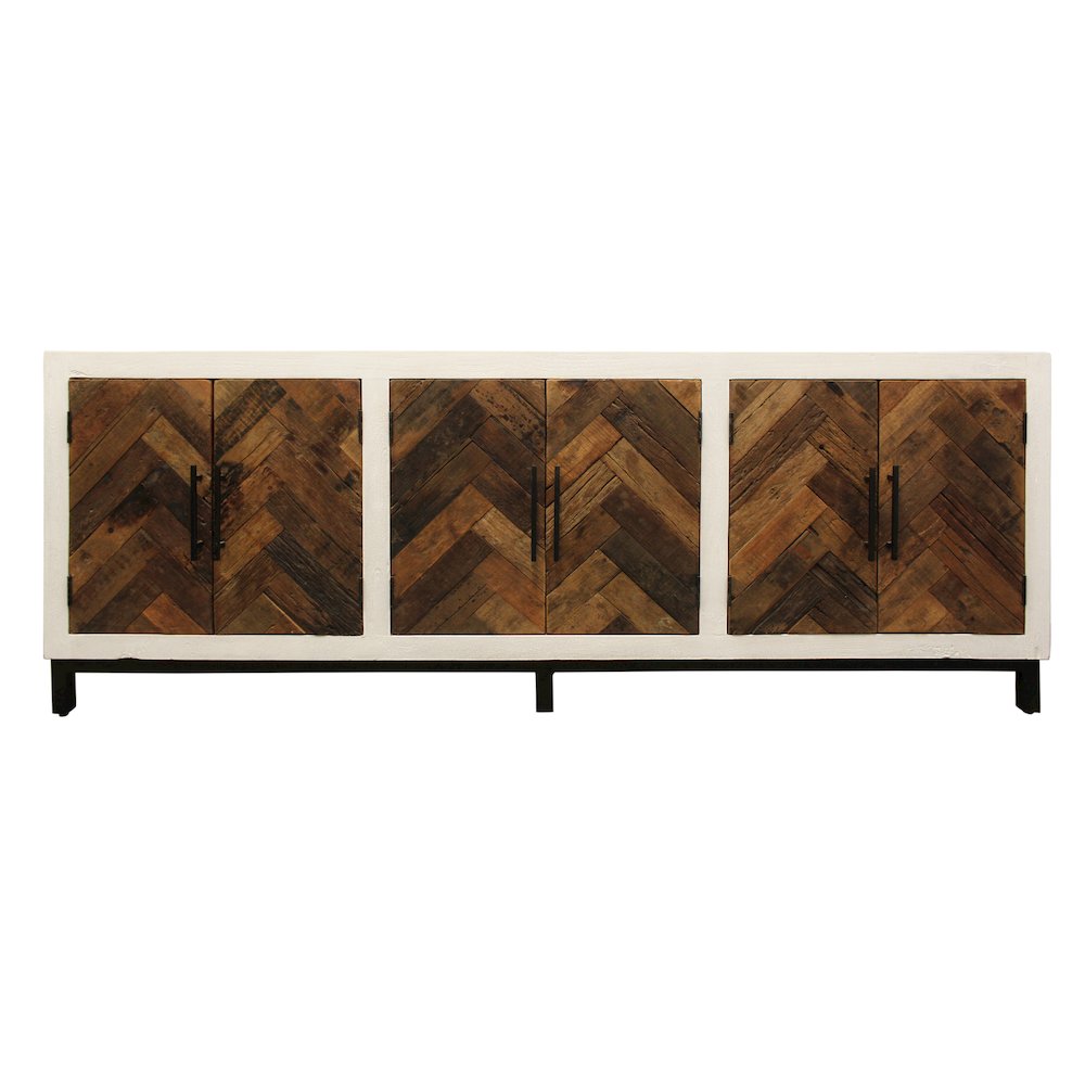 Bayside 6-Door Sideboard in Brown