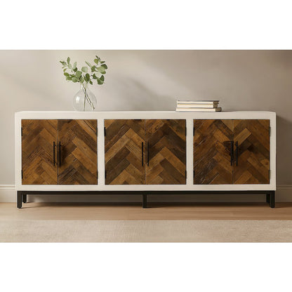 Bayside 6-Door Sideboard in Brown