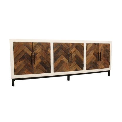 Bayside 6-Door Sideboard in Brown