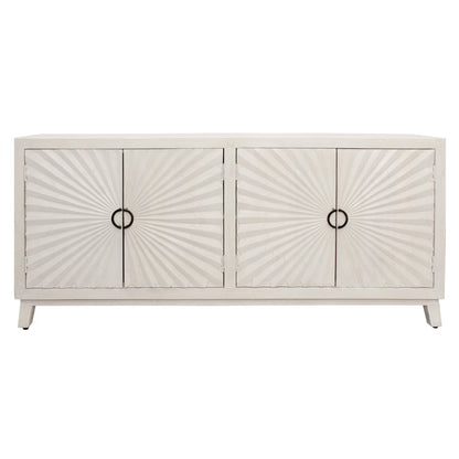 Bayside 4-Door Sideboard in Ivory