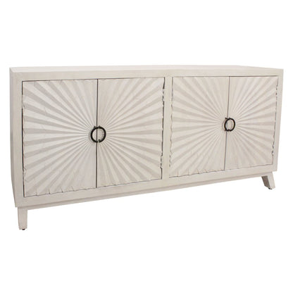 Bayside 4-Door Sideboard in Ivory