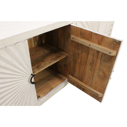 Bayside 4-Door Sideboard in Ivory