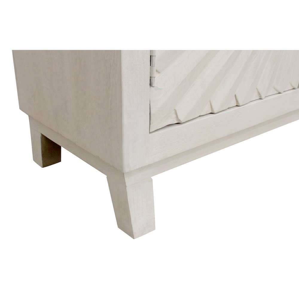 Bayside 4-Door Sideboard in Ivory