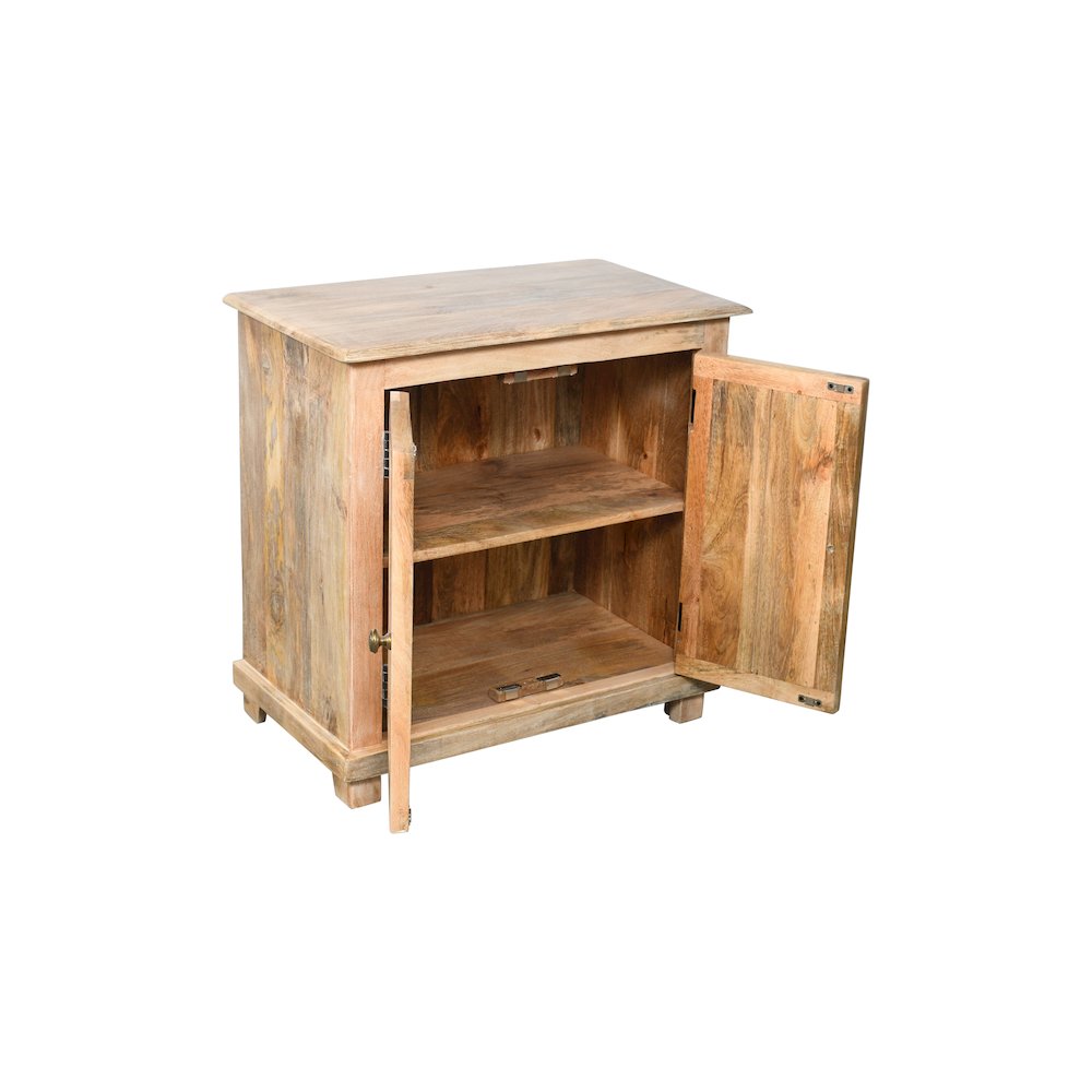 Jenna 2-Door Nightstand in Natural