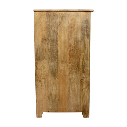 Jenna 7-Drawer Solid Wood Dresser in Natural Finish