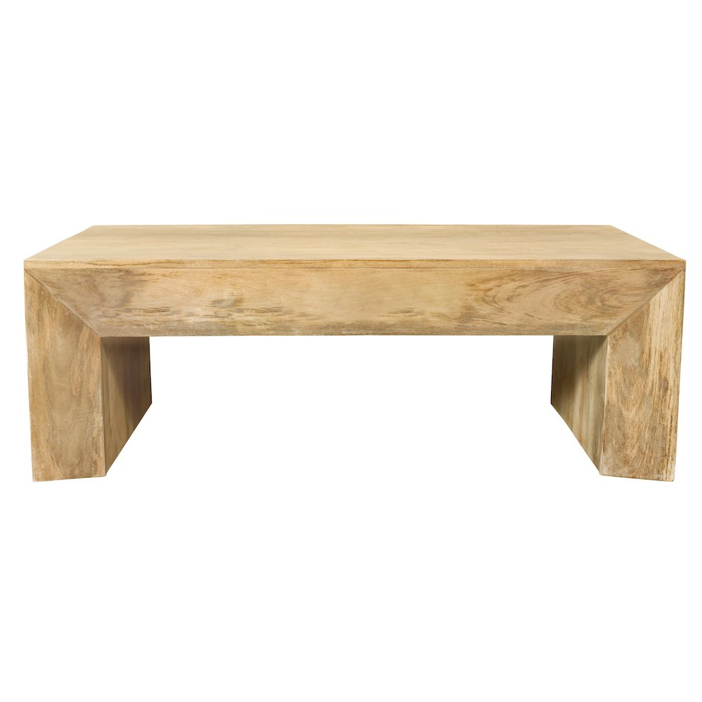 Goliath Cocktail Table in Natural on Solid Mango Wood