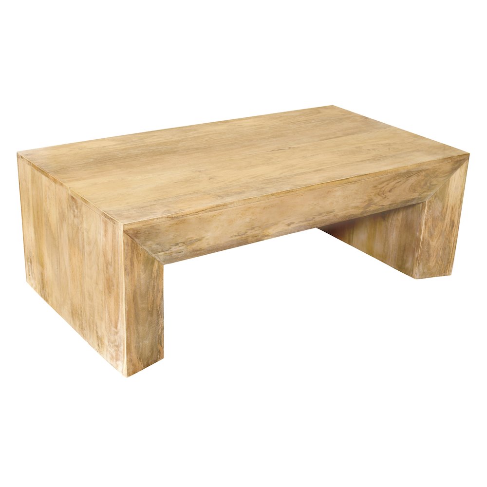 Goliath Cocktail Table in Natural on Solid Mango Wood
