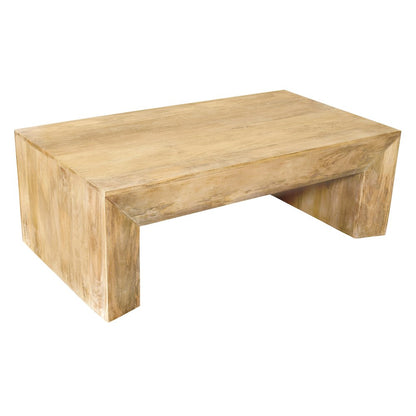 Goliath Cocktail Table in Natural on Solid Mango Wood