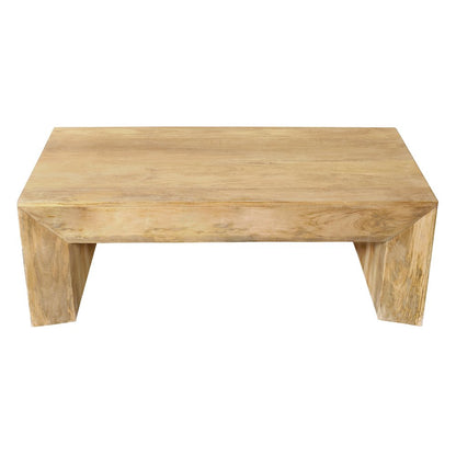 Goliath Cocktail Table in Natural on Solid Mango Wood