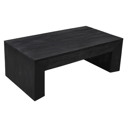 Goliath Cocktail Table in Charcoal Gray on Solid Mango Wood