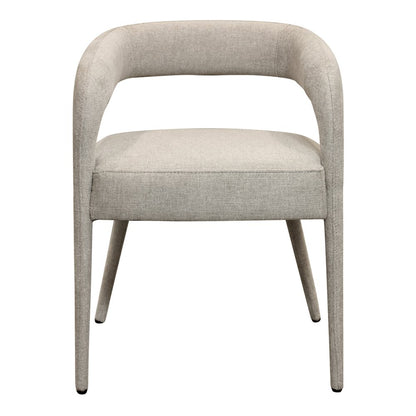 Logan 9-Piece 72" Dining Set with 8 Galway Dining Chairs in Ivory Linen Fabric
