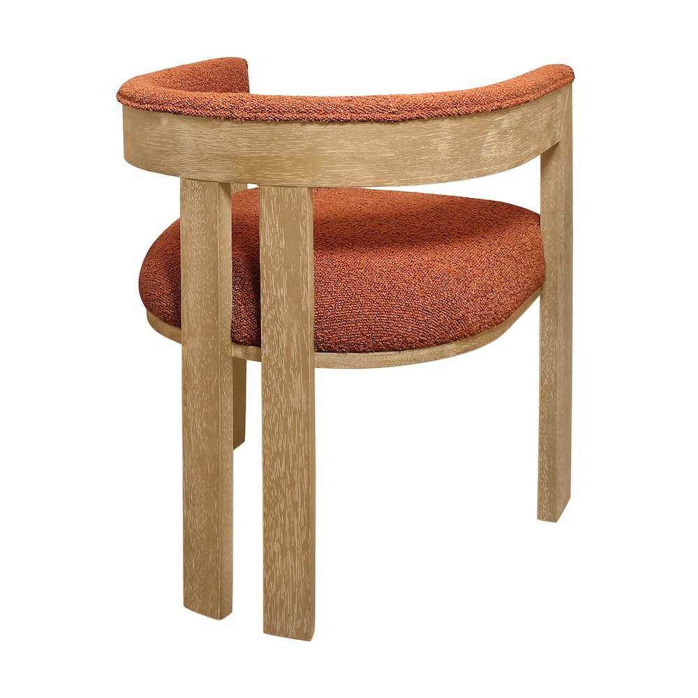 Logan 82" Dining Table with 8 Trish Rust Arm Chairs