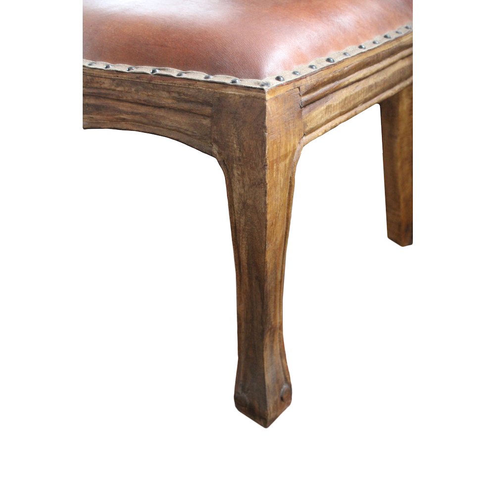 Jaden 42" Dining Table with 2 sets of Frank Leather Chairs