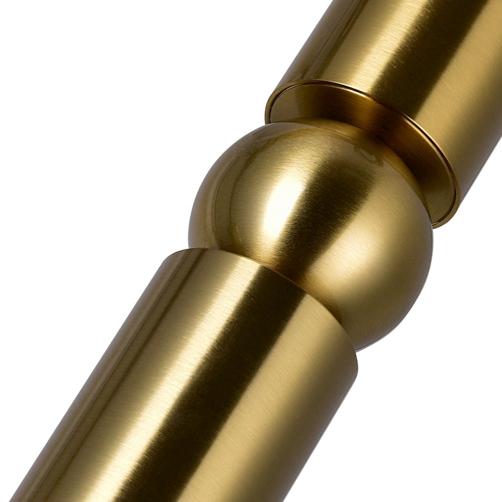 Chime LED Island/Pool Table Chandelier With Brass Finish