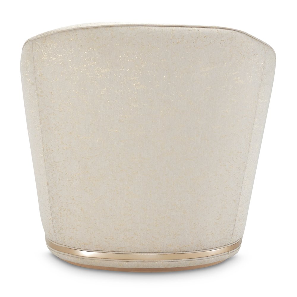 La Rachelle Swivel Chair - Gold Rush/Champagne