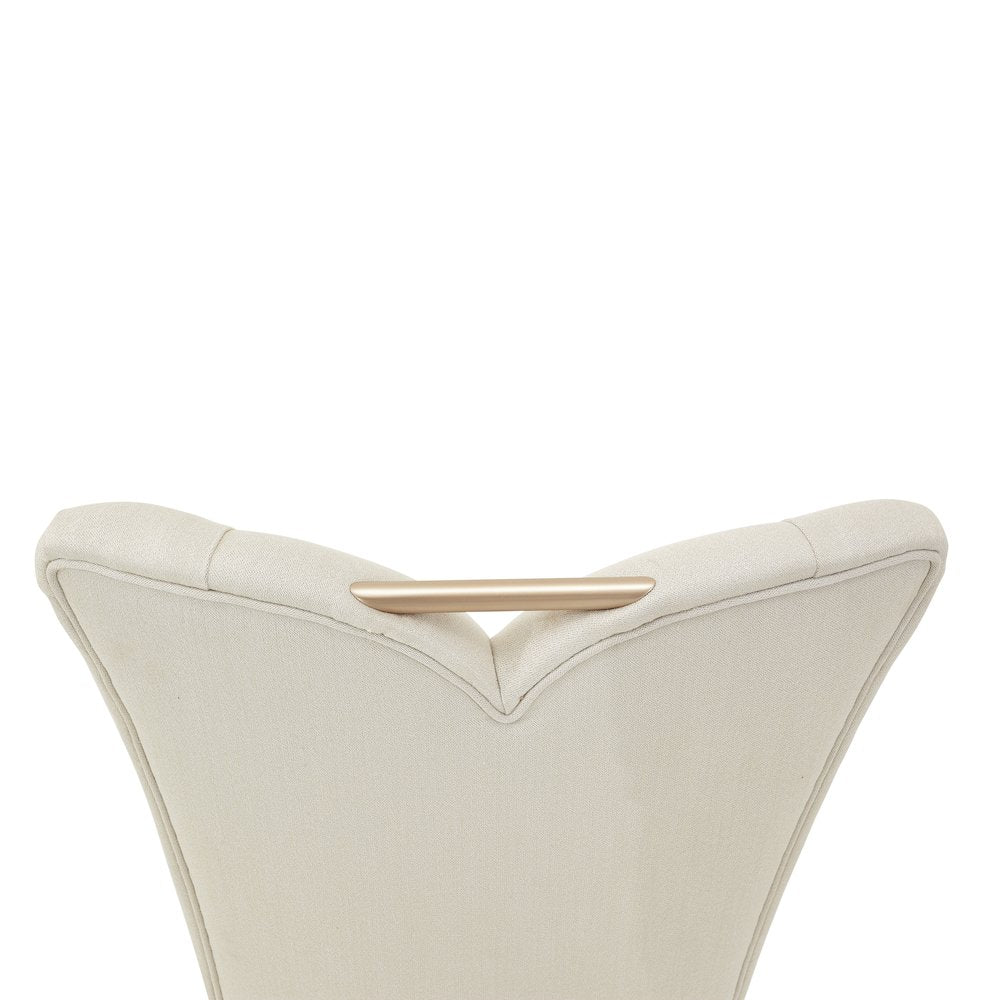 La Rachelle Dining Side Chair - Icicle/Champagne Set of 2