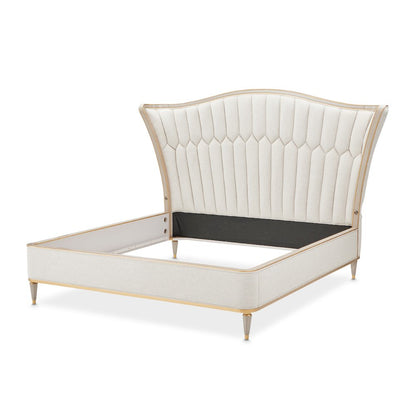 St. Charles Queen Upholstered Bed - Dove Gray