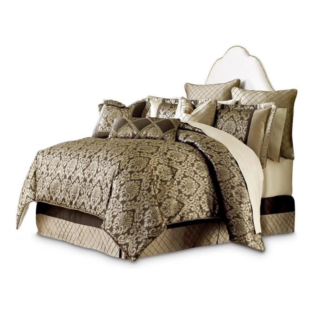 Imperial 10-Piece King Comforter Set - Bronze