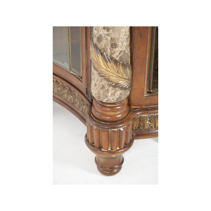 Villa Valencia Sideboard with Mirror - Classic Chestnut