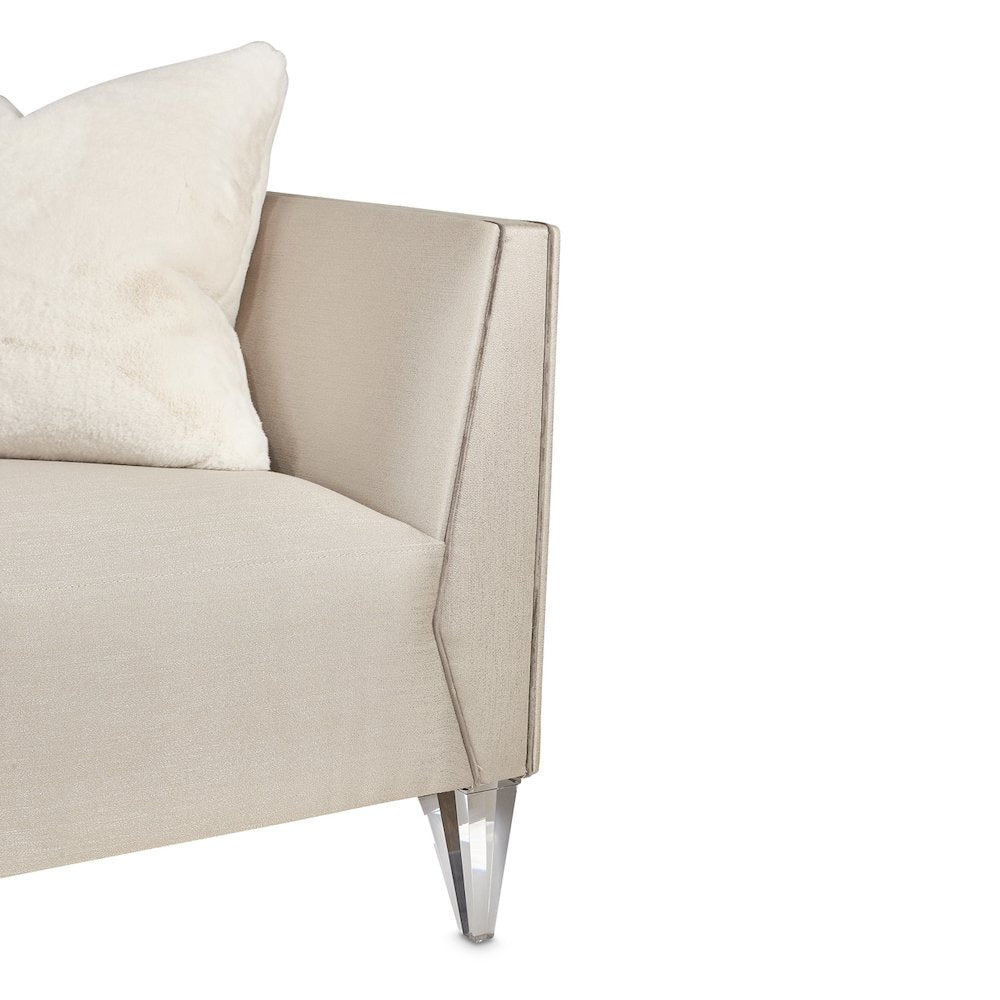Linea Sofa - Metallic/Silver Mist