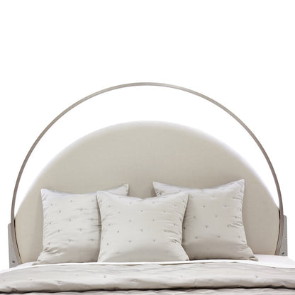 Eclipse Eastern King Upholstered Bed with LED Lights - Moonlight